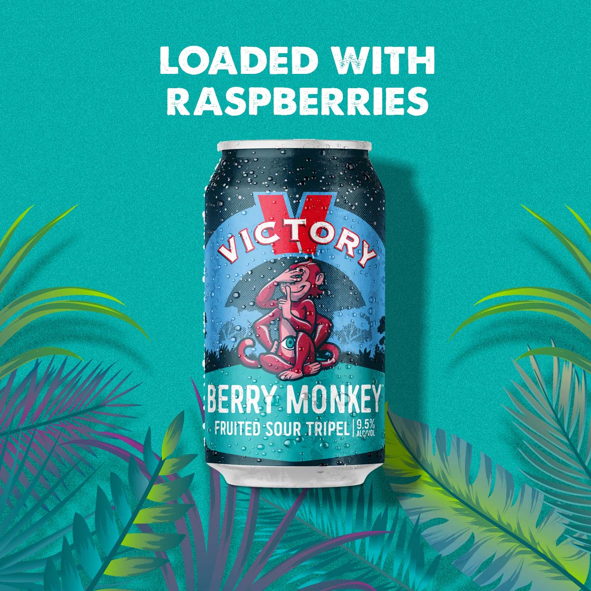 Berry Monkey: Loaded with raspberries